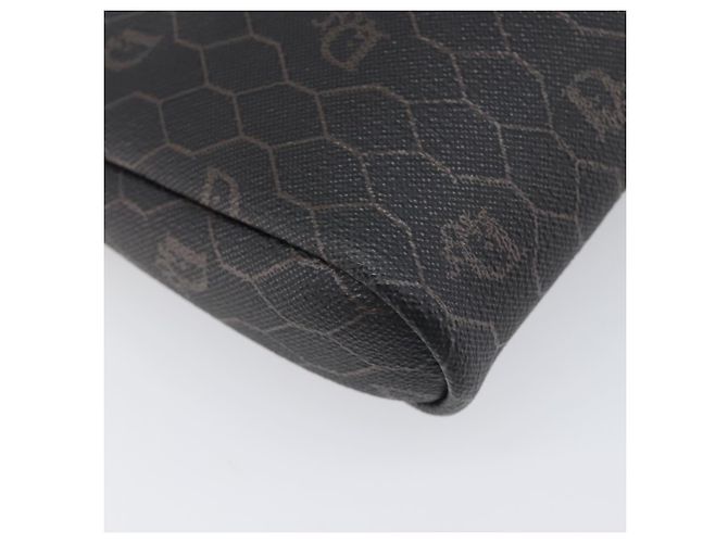 Borsa a tracolla con catena in tela Honeycomb Christian Dior PVC Nero Oro Auth 200249A - vista 14