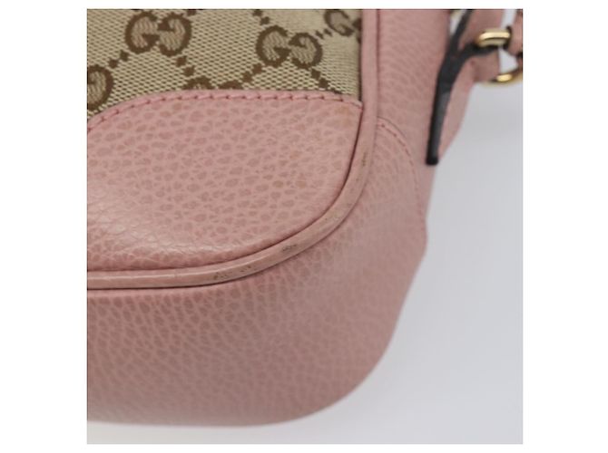 Borsa a tracolla GUCCI GG Canvas Beige Oro 449413 Auth 197806A D'oro - vista 13