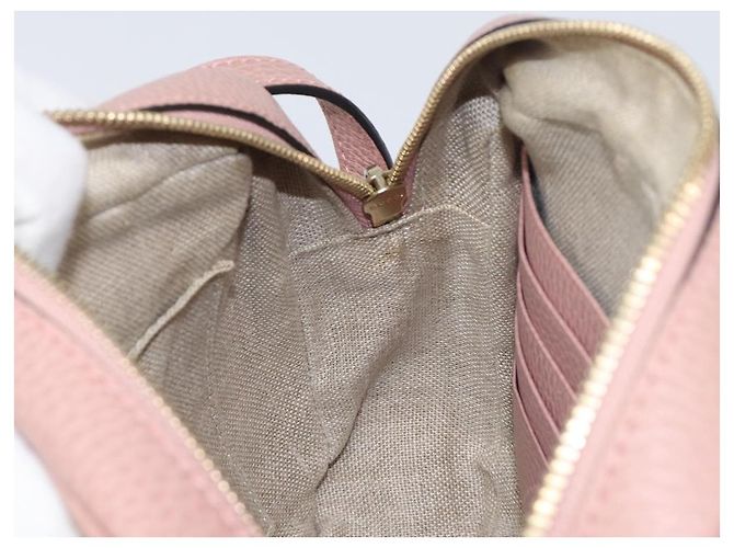 Borsa a tracolla GUCCI GG Canvas Beige Oro 449413 Auth 197806A D'oro - vista 19