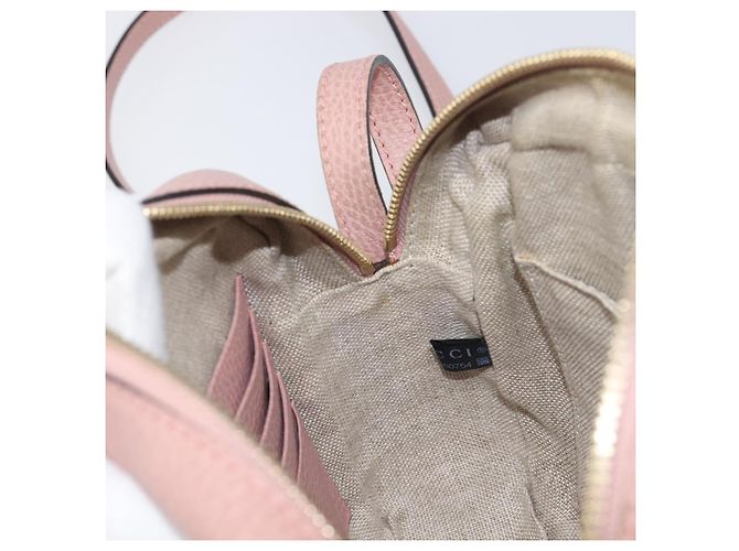 Borsa a tracolla GUCCI GG Canvas Beige Oro 449413 Auth 197806A D'oro - vista 20