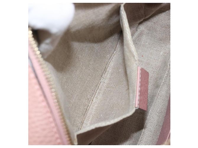 Borsa a tracolla GUCCI GG Canvas Beige Oro 449413 Auth 197806A D'oro - vista 21