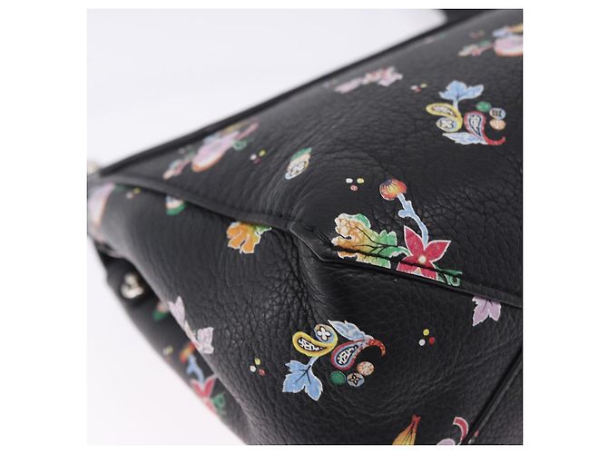 Borsa a tracolla LOUIS VUITTON Rock Me II BB Pelle di vitello Black LV Auth 197135V Nero - vista 18