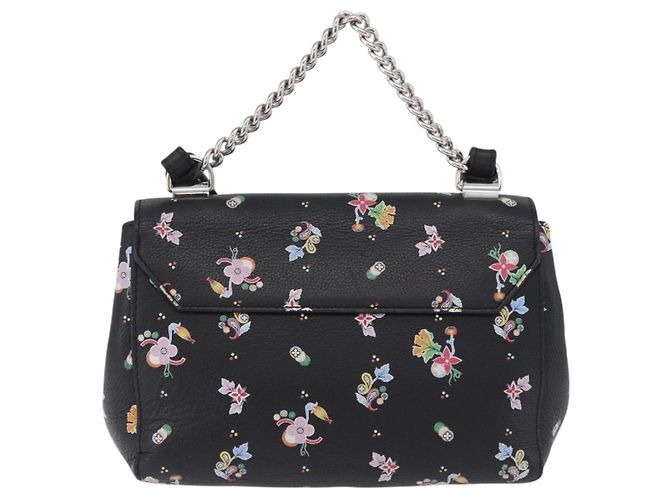 Borsa a tracolla LOUIS VUITTON Rock Me II BB Pelle di vitello Black LV Auth 197135V Nero - vista 2