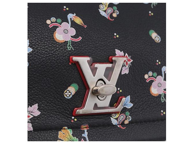Borsa a tracolla LOUIS VUITTON Rock Me II BB Pelle di vitello Black LV Auth 197135V Nero - vista 20