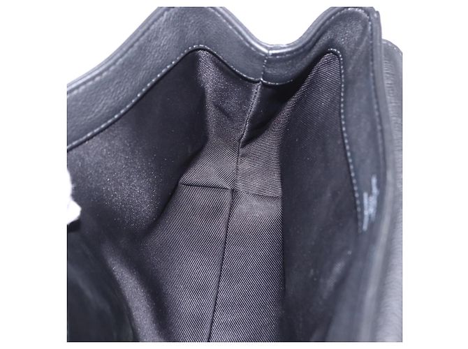 Borsa a tracolla LOUIS VUITTON Rock Me II BB Pelle di vitello Black LV Auth 197135V Nero - vista 24