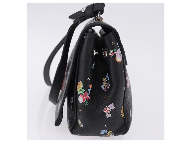 Borsa a tracolla LOUIS VUITTON Rock Me II BB Pelle di vitello Black LV Auth 197135V Nero - vista 3