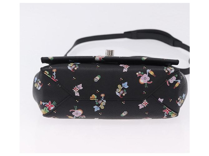 Borsa a tracolla LOUIS VUITTON Rock Me II BB Pelle di vitello Black LV Auth 197135V Nero - vista 5