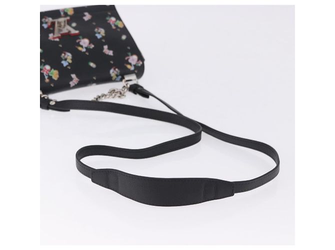 Borsa a tracolla LOUIS VUITTON Rock Me II BB Pelle di vitello Black LV Auth 197135V Nero - vista 9