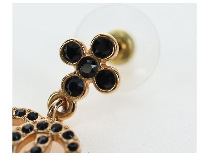 CHANEL COCO Mark Pierce Metal Gold Tone CC Auth 196718M - vista 12