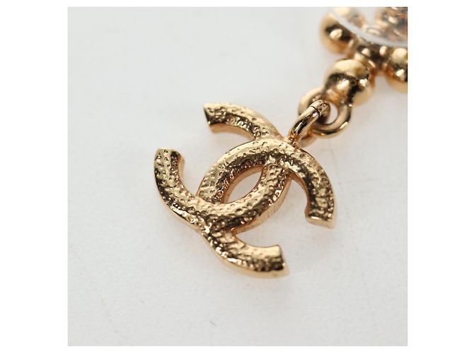 CHANEL COCO Mark Pierce Metal Gold Tone CC Auth 196718M - vista 14