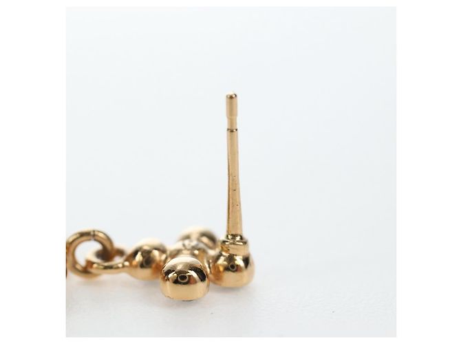 CHANEL COCO Mark Pierce Metal Gold Tone CC Auth 196718M - vista 16