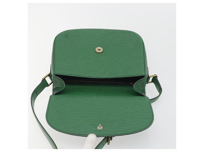 LOUIS VUITTON Epi Saint Cloud GM Shoulder Bag Green M52194 LV Auth 196337 Verde - vista 19