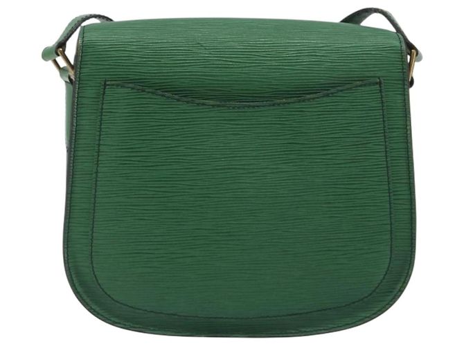 LOUIS VUITTON Epi Saint Cloud GM Shoulder Bag Green M52194 LV Auth 196337 Verde - vista 2