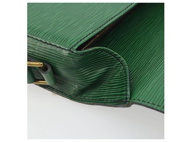 LOUIS VUITTON Epi Saint Cloud GM Shoulder Bag Green M52194 LV Auth 196337 Verde - vista 21