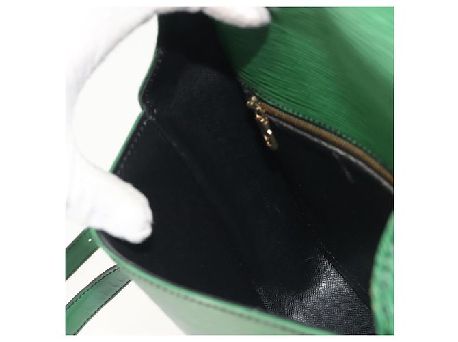 LOUIS VUITTON Epi Saint Cloud GM Shoulder Bag Green M52194 LV Auth 196337 Verde - vista 24