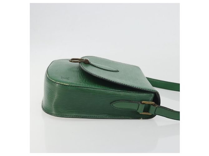 LOUIS VUITTON Epi Saint Cloud GM Shoulder Bag Green M52194 LV Auth 196337 Verde - vista 3