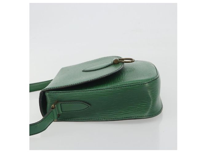 LOUIS VUITTON Epi Saint Cloud GM Shoulder Bag Green M52194 LV Auth 196337 Verde - vista 4
