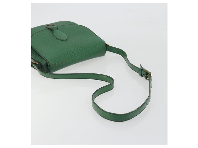 LOUIS VUITTON Epi Saint Cloud GM Shoulder Bag Green M52194 LV Auth 196337 Verde - vista 7