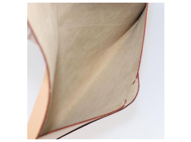 Borsa a pochette LOUIS VUITTON in pelle Nomad Beige LV Auth 196985V - vista 11