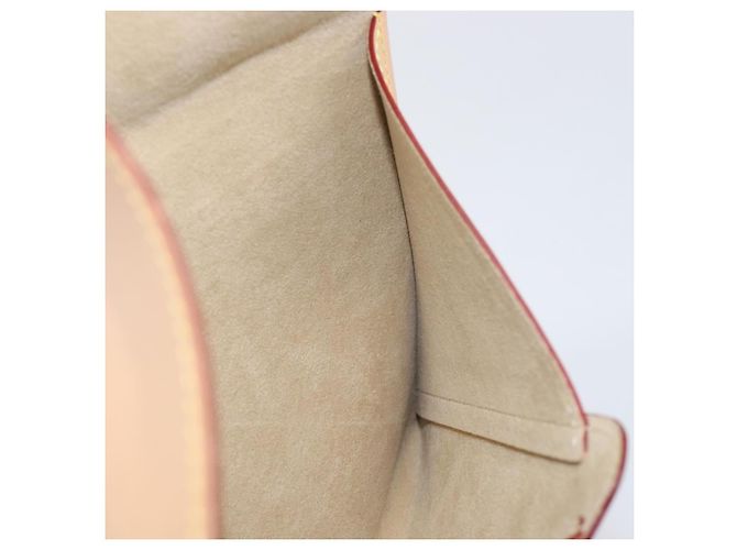 Borsa a pochette LOUIS VUITTON in pelle Nomad Beige LV Auth 196985V - vista 18