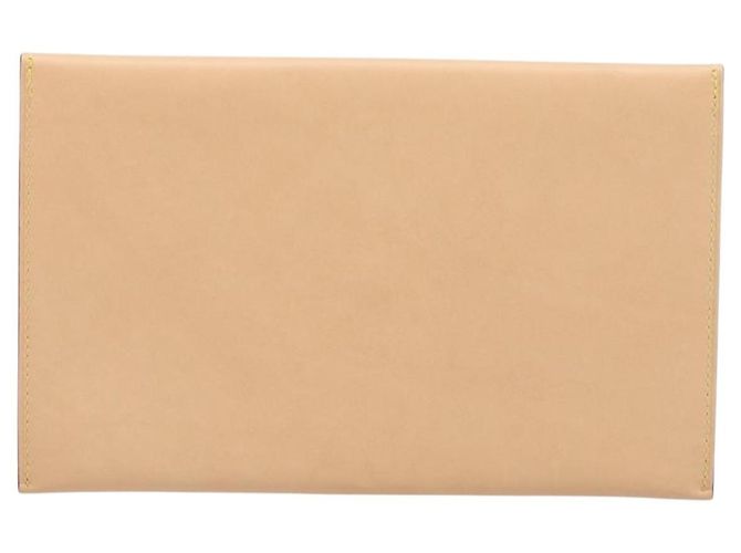 Borsa a pochette LOUIS VUITTON in pelle Nomad Beige LV Auth 196985V - vista 2