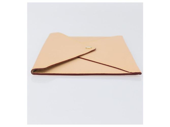 Borsa a pochette LOUIS VUITTON in pelle Nomad Beige LV Auth 196985V - vista 4