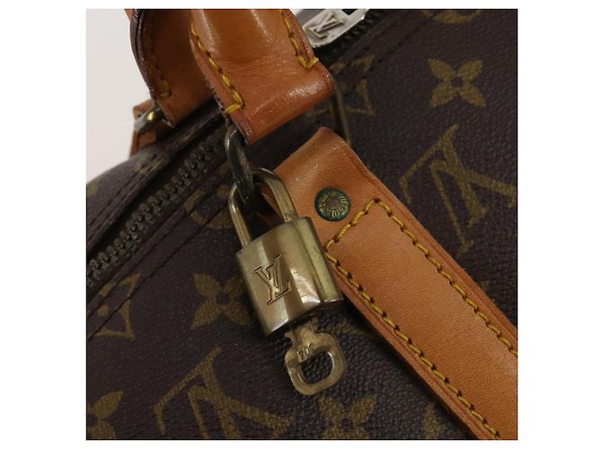 LOUIS VUITTON Monogram Keepall 50 Boston Bag M41426 LV Auth 197538A Monogramma - vista 14