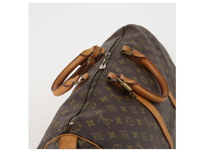 LOUIS VUITTON Monogram Keepall 50 Boston Bag M41426 LV Auth 197538A Monogramma - vista 6
