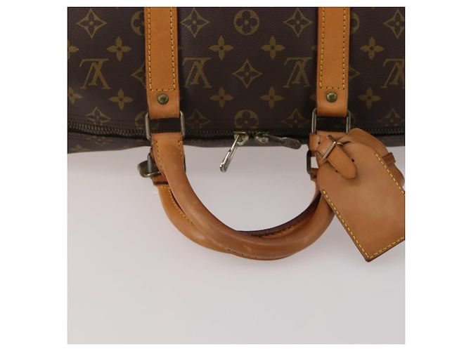 LOUIS VUITTON Monogram Keepall 50 Boston Bag M41426 LV Auth 197538A Monogramma - vista 7
