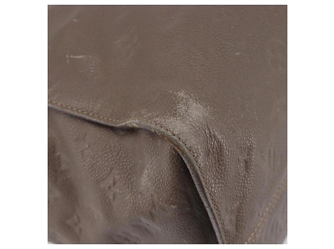 Sac à main LOUIS VUITTON LumineusePM Sac 2 voies Brown Ombre M93409 LV Auth fm5452 Marron - vue 17