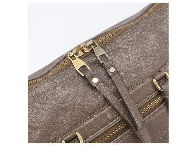 Sac à main LOUIS VUITTON LumineusePM Sac 2 voies Brown Ombre M93409 LV Auth fm5452 Marron - vue 20