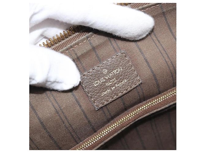 Sac à main LOUIS VUITTON LumineusePM Sac 2 voies Brown Ombre M93409 LV Auth fm5452 Marron - vue 22