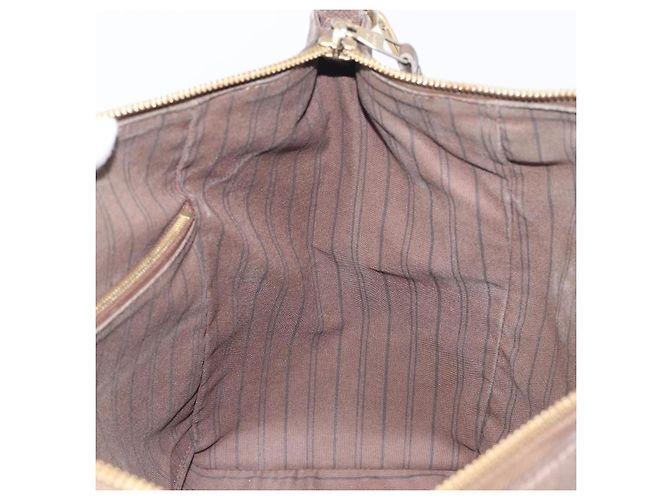 Sac à main LOUIS VUITTON LumineusePM Sac 2 voies Brown Ombre M93409 LV Auth fm5452 Marron - vue 23