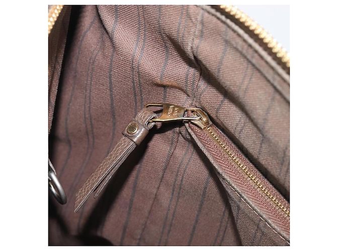 Sac à main LOUIS VUITTON LumineusePM Sac 2 voies Brown Ombre M93409 LV Auth fm5452 Marron - vue 25