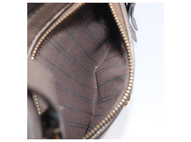 Sac à main LOUIS VUITTON LumineusePM Sac 2 voies Brown Ombre M93409 LV Auth fm5452 Marron - vue 27