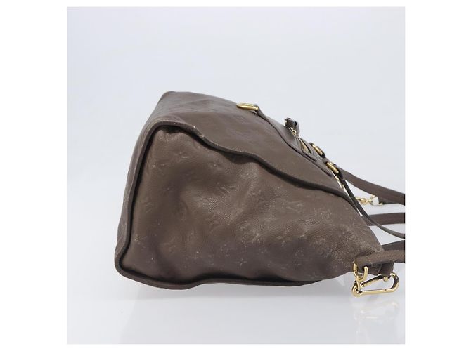 Sac à main LOUIS VUITTON LumineusePM Sac 2 voies Brown Ombre M93409 LV Auth fm5452 Marron - vue 3
