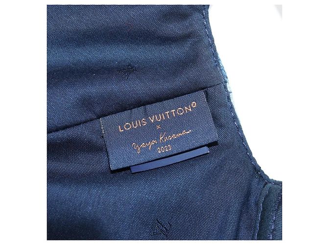 LOUIS VUITTON Casquette Infinity Dot Hat Denim Blue M7062M LV Auth BA15279M - vista 17