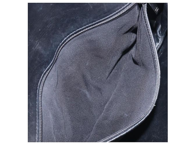 Borsa a tracolla CHANEL Matelasse con catena in pelle d'agnello nera e argento CC Auth yk20835V Nero - vista 23