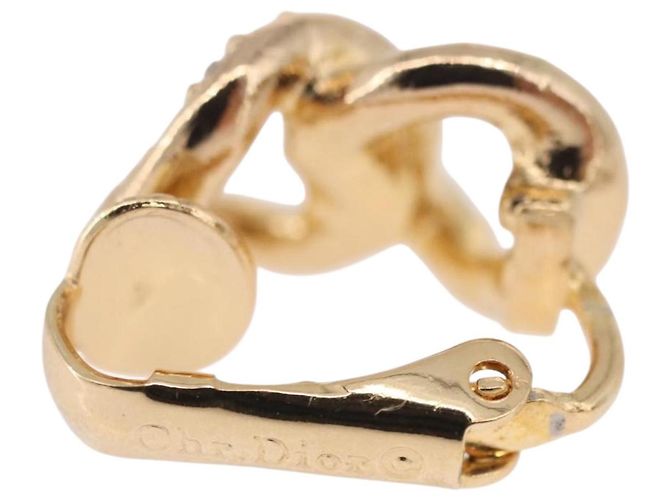 Orecchini Christian Dior metallo Gold Auth ka5907 D'oro - vista 4