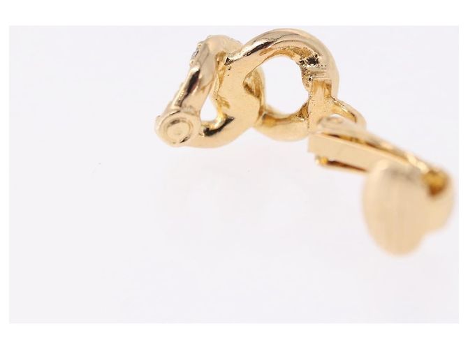 Orecchini Christian Dior metallo Gold Auth ka5907 D'oro - vista 5
