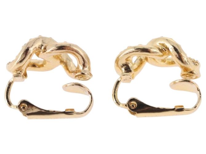 Orecchini Christian Dior metallo Gold Auth ka5907 D'oro - vista 7