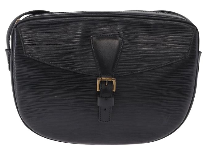 Borsa a tracolla LOUIS VUITTON Epi Jeune Fille MM Nera M52152 LV Auth ka5925 Nero - vista 13