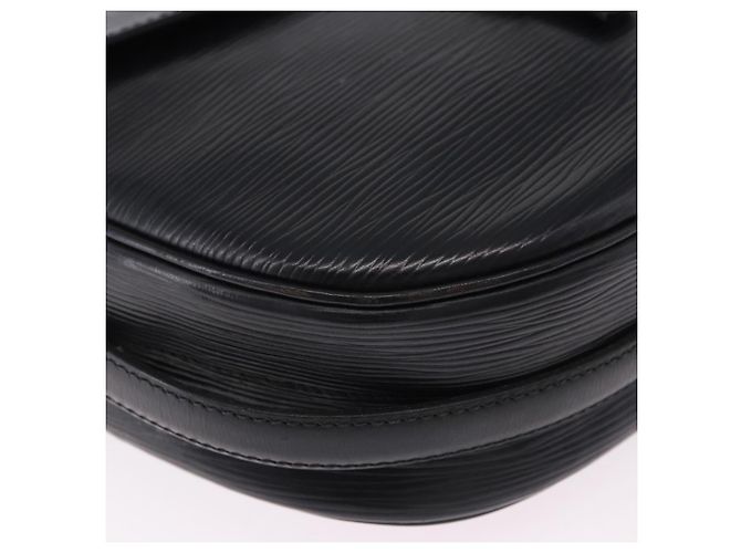 Borsa a tracolla LOUIS VUITTON Epi Jeune Fille MM Nera M52152 LV Auth ka5925 Nero - vista 14