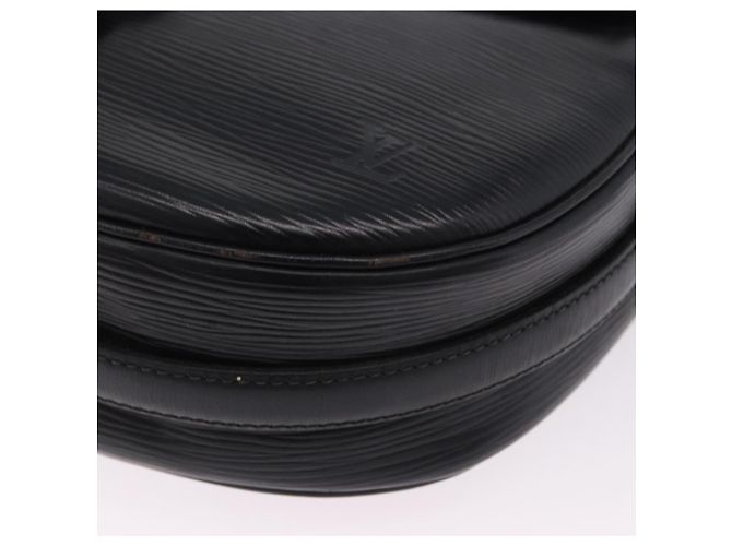 Borsa a tracolla LOUIS VUITTON Epi Jeune Fille MM Nera M52152 LV Auth ka5925 Nero - vista 15