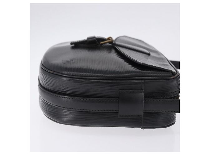Borsa a tracolla LOUIS VUITTON Epi Jeune Fille MM Nera M52152 LV Auth ka5925 Nero - vista 3