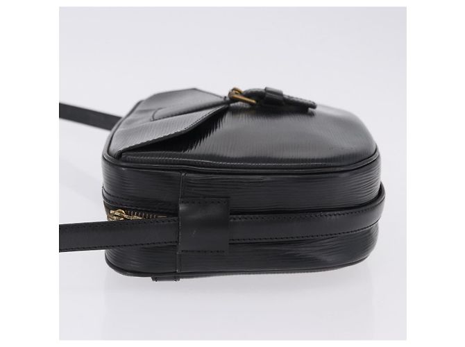 Borsa a tracolla LOUIS VUITTON Epi Jeune Fille MM Nera M52152 LV Auth ka5925 Nero - vista 4
