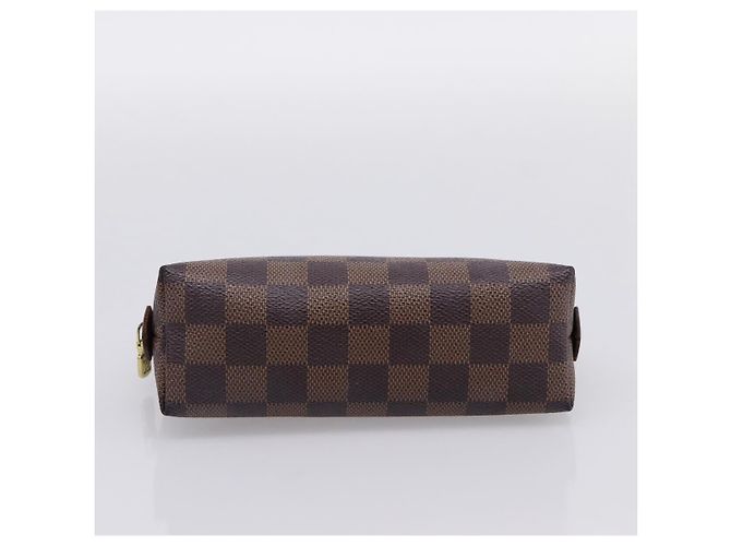 LOUIS VUITTON Damier Ebene Pochette Cosmetic PM Pouch N47516 LV Auth 199229 Damier ebène - vue 6