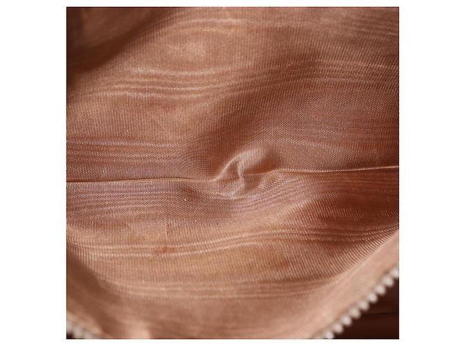 Céline Borsa Business CELINE Macadam Canvas PVC Leather Brown Gold Auth BA15102 Marrone D'oro - vista 21