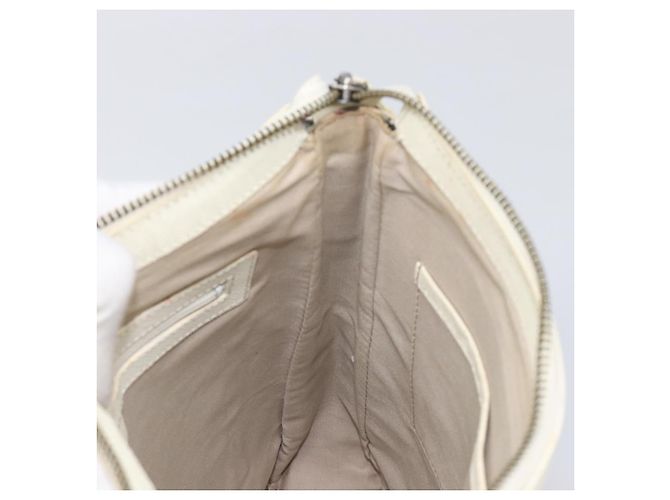 Borsa a tracolla BURBERRY Nova Check Canvas Beige Silver Auth 199616 Argento - vista 19