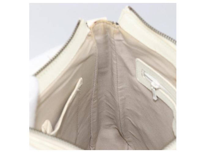 Borsa a tracolla BURBERRY Nova Check Canvas Beige Silver Auth 199616 Argento - vista 20
